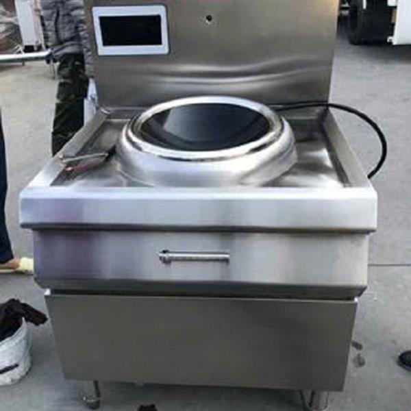 Bếp từ đơn công nghiệp chảo lõm kính Ø600