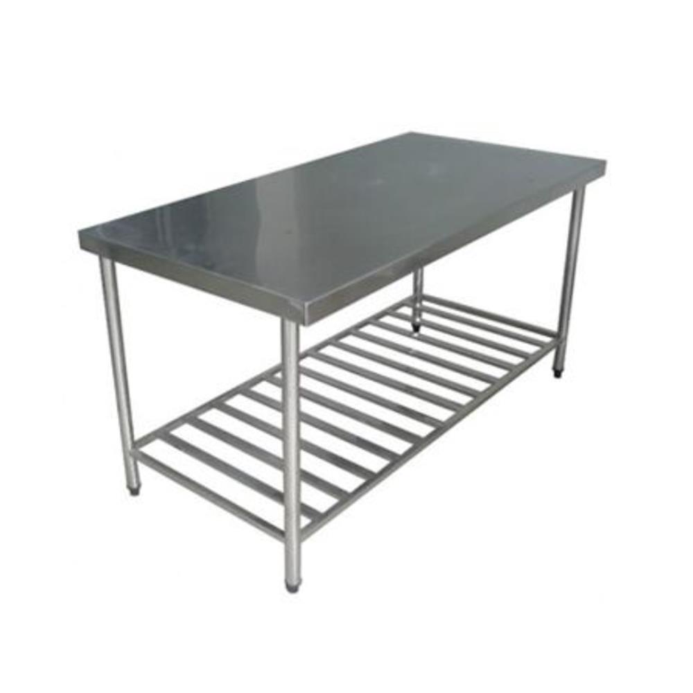Bàn inox có giá nan dưới